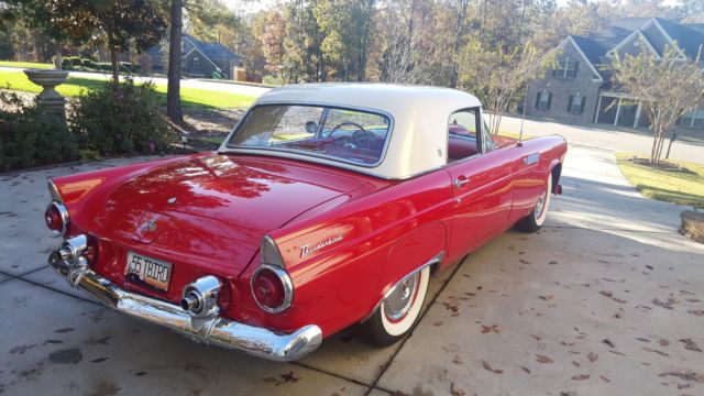 1955 Ford Thunderbird, Concours Restoration, Both Tops 1955 Ford Thunderbird
