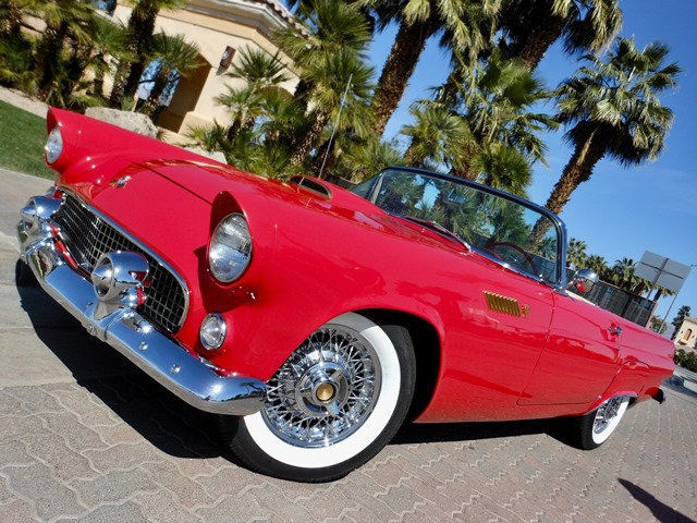1955 FORD THUNDERBIRD CONVERTIBLE ROADSTER CORAL RED RESTORED SELLING NO RESERVE 1955 Ford Thunderbird NO RESERVE TBIRD