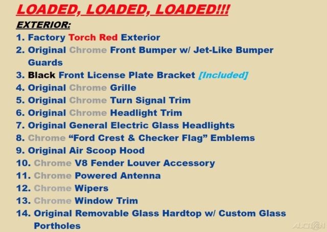 1955 Ford Thunderbird Porthole Hardtop / 6-Volt System / 39K MILES - photo 6