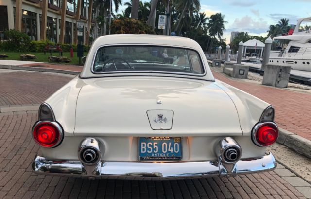 1955 Ford Thunderbird White new black Top Wire Wheels 12V AC - photo 10