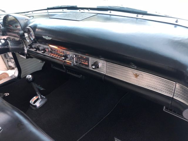 1955 Ford Thunderbird White new black Top Wire Wheels 12V AC - photo 7