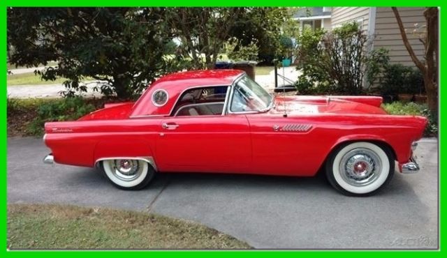 1955 Ford Thunderbird Used Automatic Convertible, Removable Hardtop 1955 Ford Thunderbird