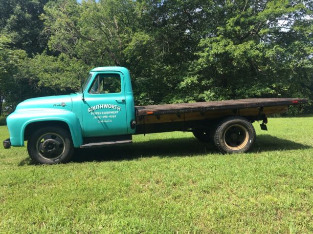 1955 Ford Truck F500 Flat Bed Truck - F-500 1955 Ford F500