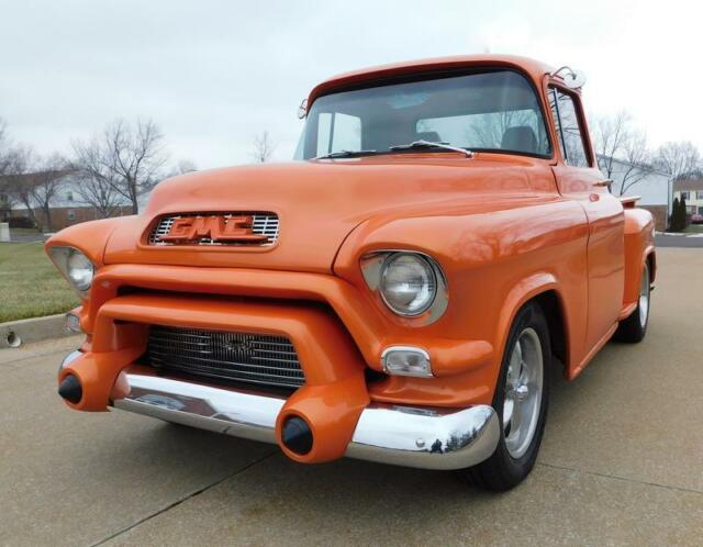 1955 GMC 100 SHORT BED LS FUEL INJECTED 4 SPEED AUTOMATIC LEATHER 4WHL DISC! 1955 GMC 100 SHORT BED STEP SIDE