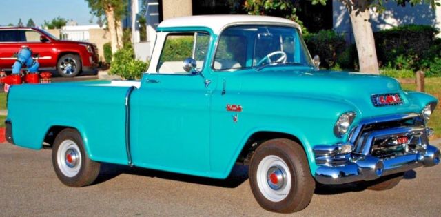 1955 GMC SUBURBAN CARRIER PICKUP 287 CU IN PONTIAC ENG HYDRAMATIC 1 OF 300 BUILT 1955 GMC SUBURBAN CARRIER PICKUP