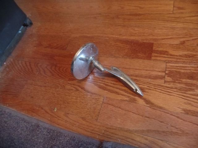 1955 Mercury out side mirror. good glass some pitting 55 1955 Mercury Other mirror