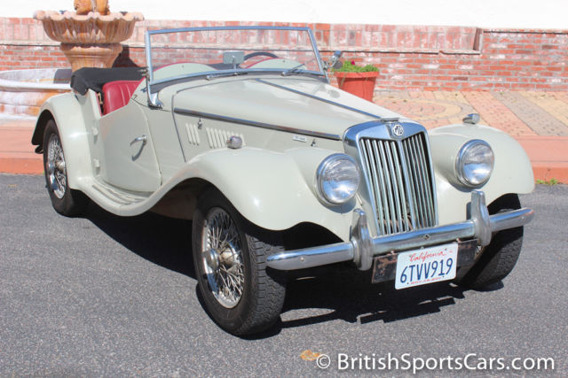 1955 MG TF 1500 One Family Owned From New Car Great Driver 1955 MG T-Series