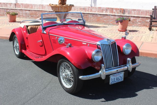1955 MG TF1500 Long Time California Car Matching Numbers 1955 MG T-Series