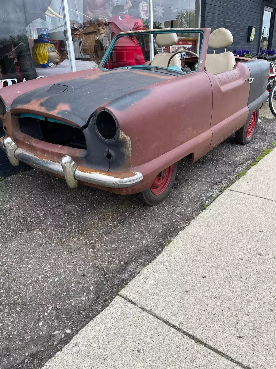 1955 Nash Metropolitan Convertible Brown 1955 Nash Metropolitan