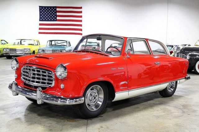 1955 Nash Super Rambler 44007 Miles Red Coupe 3.2 Liter 6 4 Speed Automatic 1955 Nash Super Rambler --