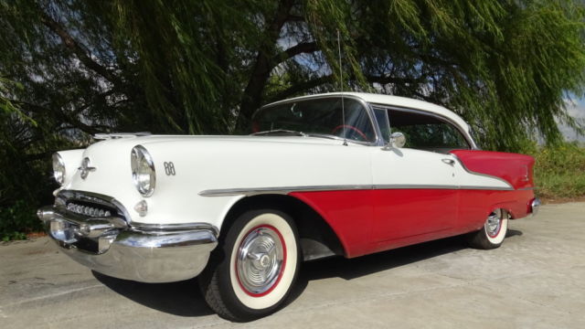 1955 Oldsmobile 88 Two Door Hardtop Classic Rocket88 324 cube V8 - VIDEO 1955 Oldsmobile Eighty-Eight