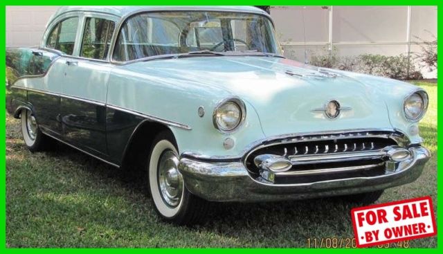 1955 Oldsmobile Super 88 Restored Classic Sedan 8 Cyl Engine Auto trans c84223 1955 Oldsmobile Super Classic Restored Sedan