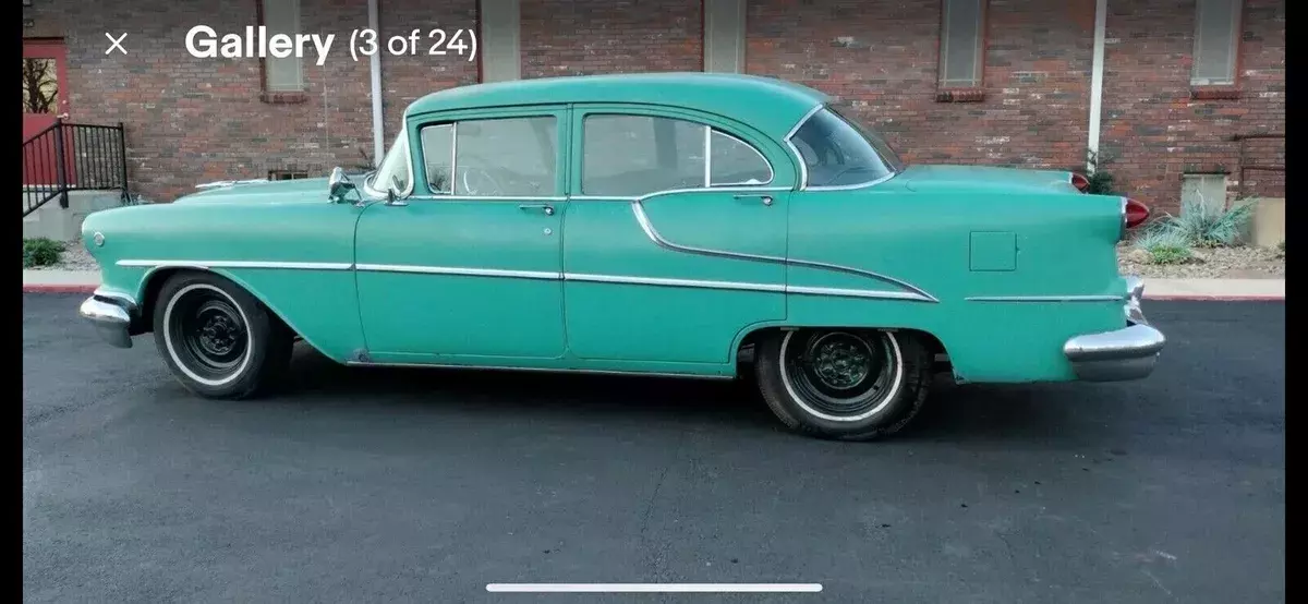 1955 Oldsmobile Super 88 Sedan Green 1955 Oldsmobile Super 88