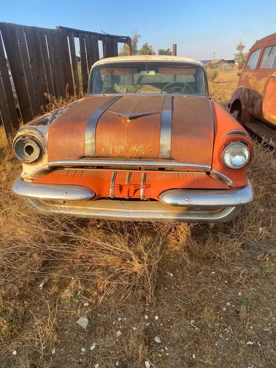 1955 Pontiac Chieftain Coupe Red Hardtop 1955 Pontiac Chieftain Hardtop