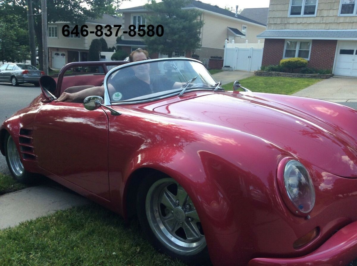 1955 Porsche 356 Cabriolet Raspberry 1955 Porsche 356 Speedster