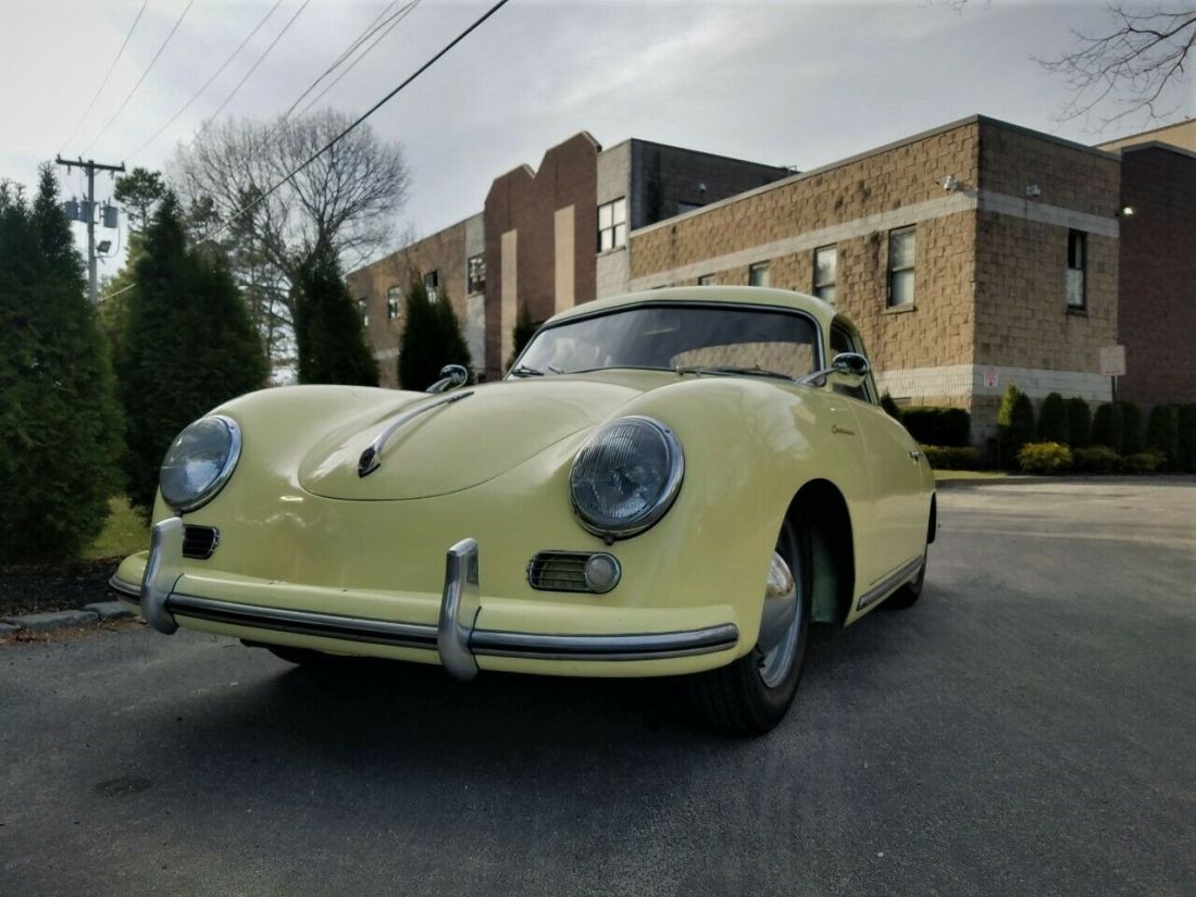 1955 PORSCHE 356 CONTINENTAL PRE-A BENT WINDOW 1955 Porsche 356