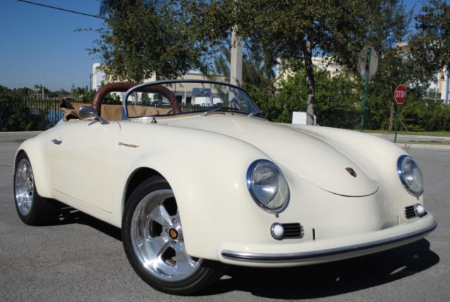 1955 PORSCHE 356 SPEEDSTER CONVERTIBLE REPLICA, 4-SPD MANUAL, CLEAN, NO RESERVE. 1955 Porsche 356 Convertible Replica