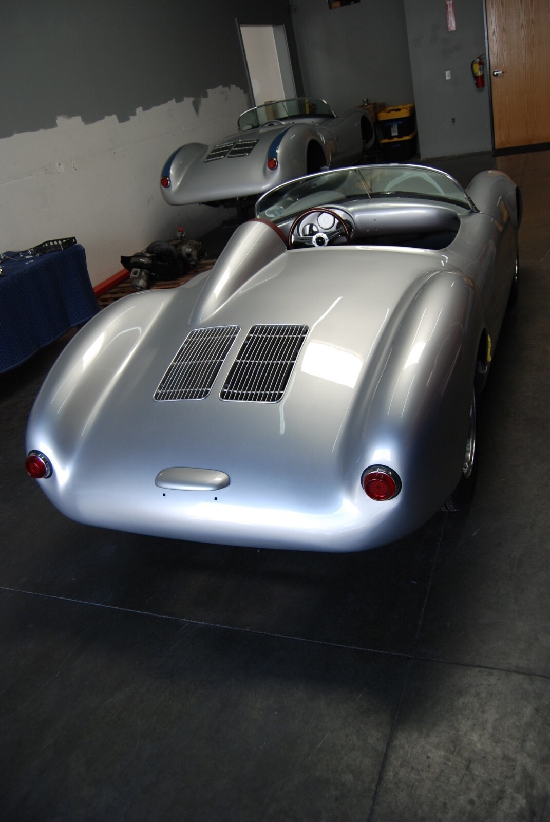 1955 Porsche 550A Spyder Porsche Spyder badging front, rear and side - photo 3