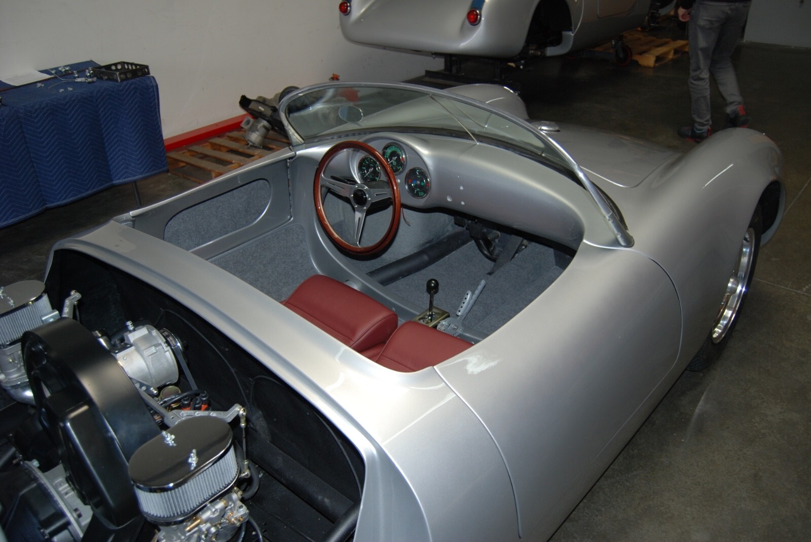 1955 Porsche 550A Spyder Porsche Spyder badging front, rear and side - photo 5
