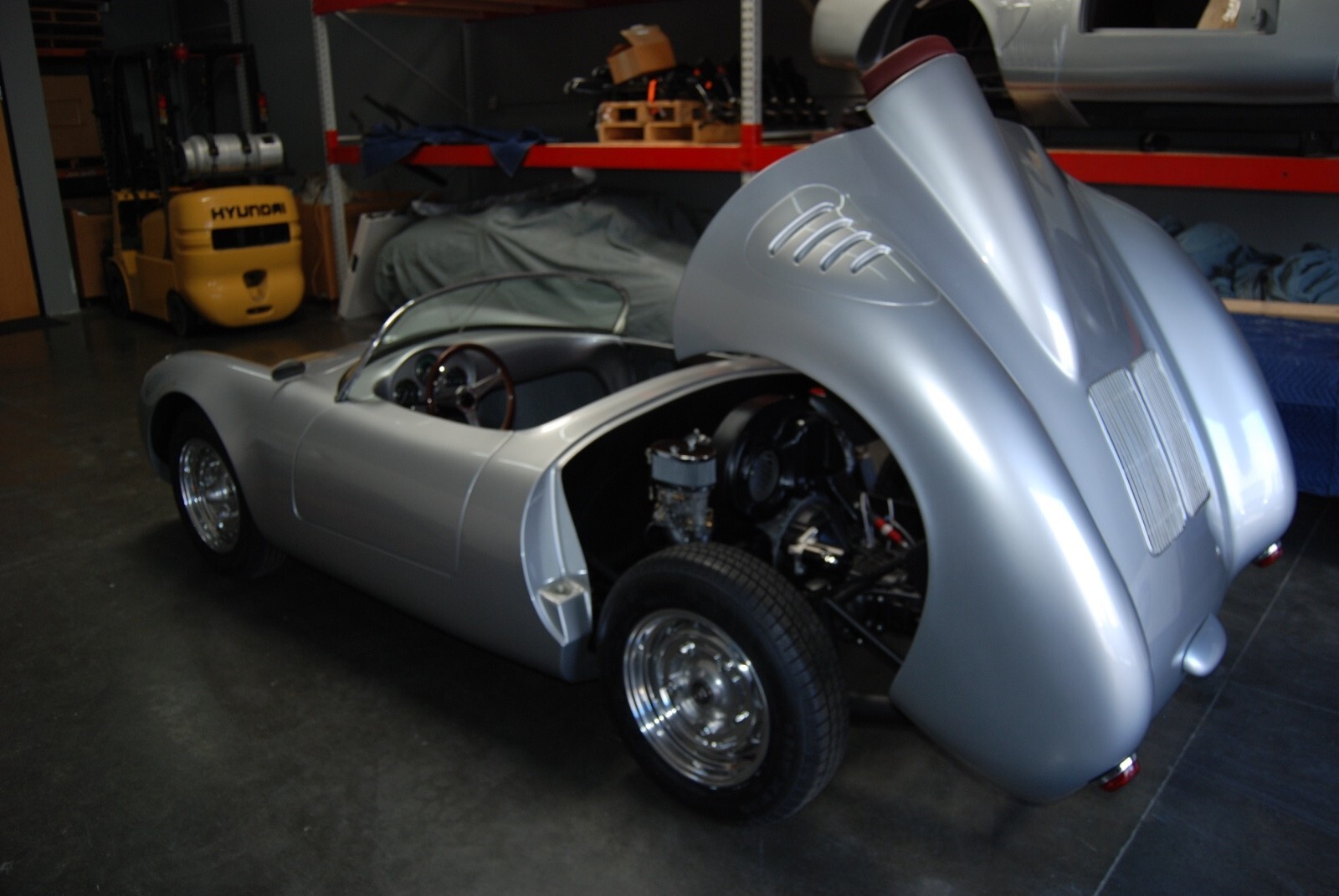 1955 Porsche 550A Spyder Porsche Spyder badging front, rear and side - photo 6