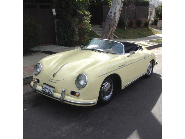 1955 PORSCHE SPEEDSTER 22000 Miles YELLOW Manual 1955 Porsche SPEEDSTER --