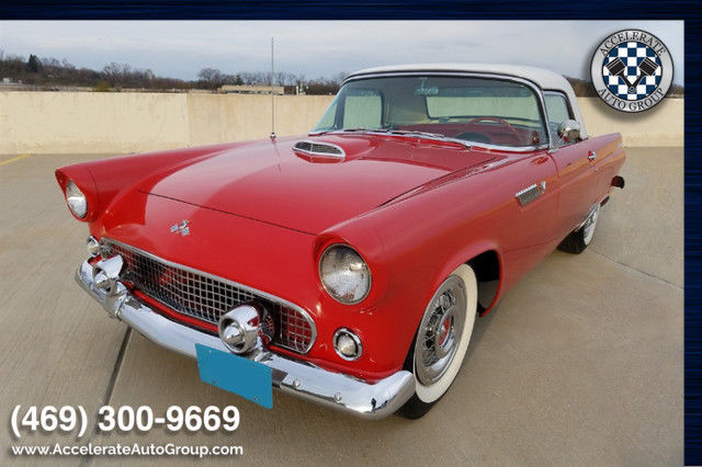 1955 Red Convertible Very Nice Red on Red! 1955 Ford Thunderbird Convertible Very Nice Red on Red
