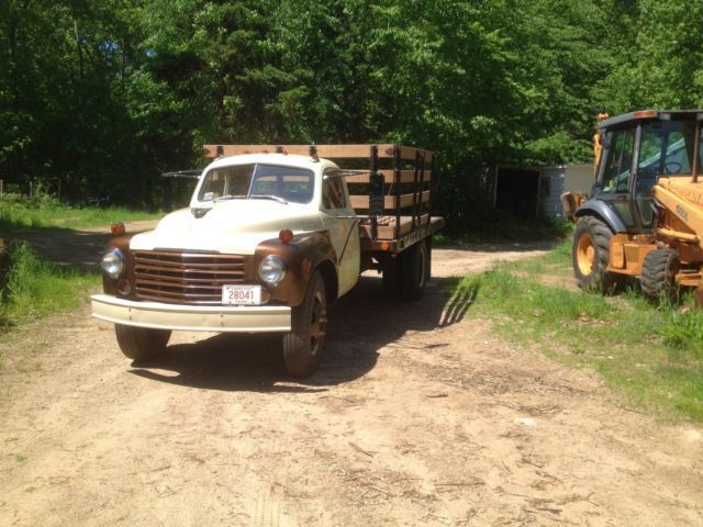 1955 Studebaker 2 ton E-38 Stake Body Truck " Clean Rare Runner |" 1955 Studebaker E-38 2T Painted