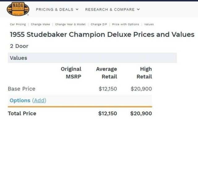 1955 Studebaker Champion 2 DOOR COUPE VERY RARE - photo 3