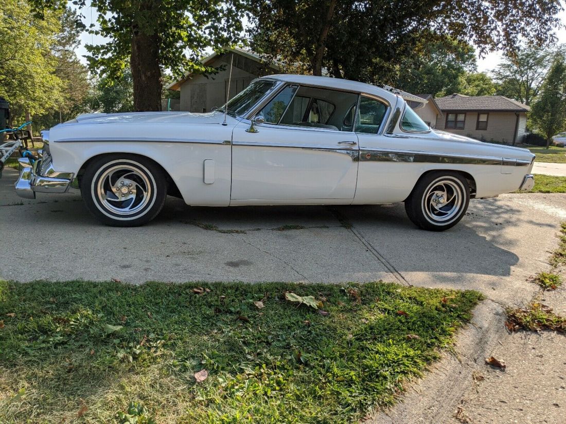 1955 Studebaker President Speedster Coupe White FWD Automatic 1955 Studebaker President Speedster