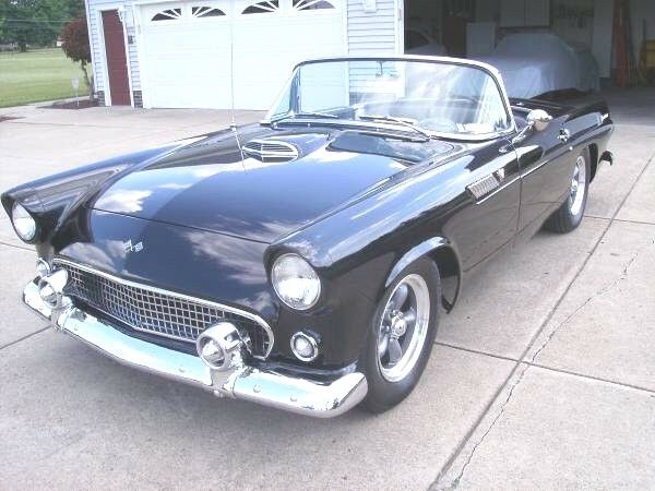 1955 Thunderbird, frame off restored w/upgrades (California car) 1955 Ford Thunderbird Std