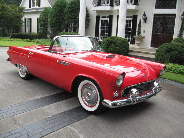 1955 TORCH RED FORD T'BIRD, FRAME OFF RESTORE, $69K INVESTED 1955 Ford Thunderbird