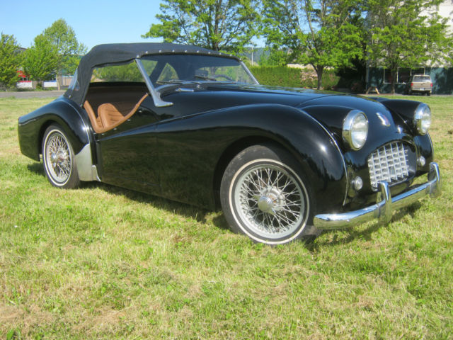 1955 Triumph TR3 Base 2.0L With Rare Limited Slip Rear Differential 1955 Triumph TR3