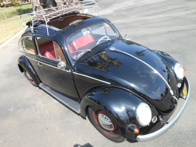 1955 VW window ragtop 1955 Volkswagen Beetle - Classic 1955 Oval Window Ragtop