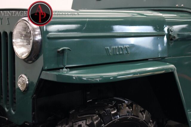 1955 Willys Jeep CJ3B High Hood with PTO Winch - photo 8