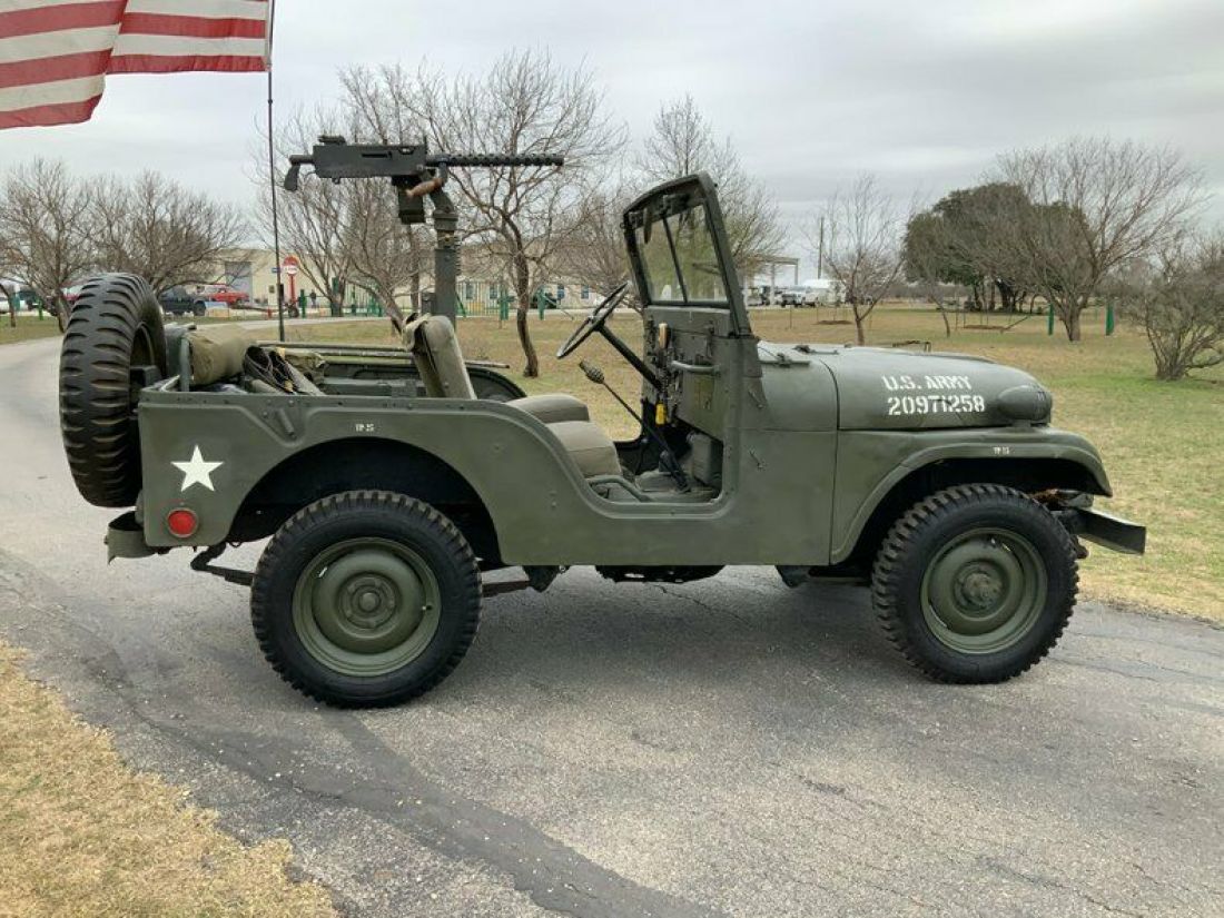 1955 Willys Jeep M38A1 Military Police Jeep with 50 cal - photo 11