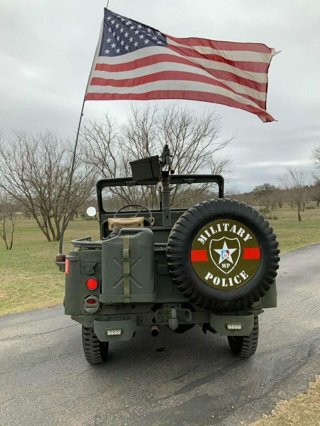 1955 Willys Jeep M38A1 Military Police Jeep with 50 cal - photo 7