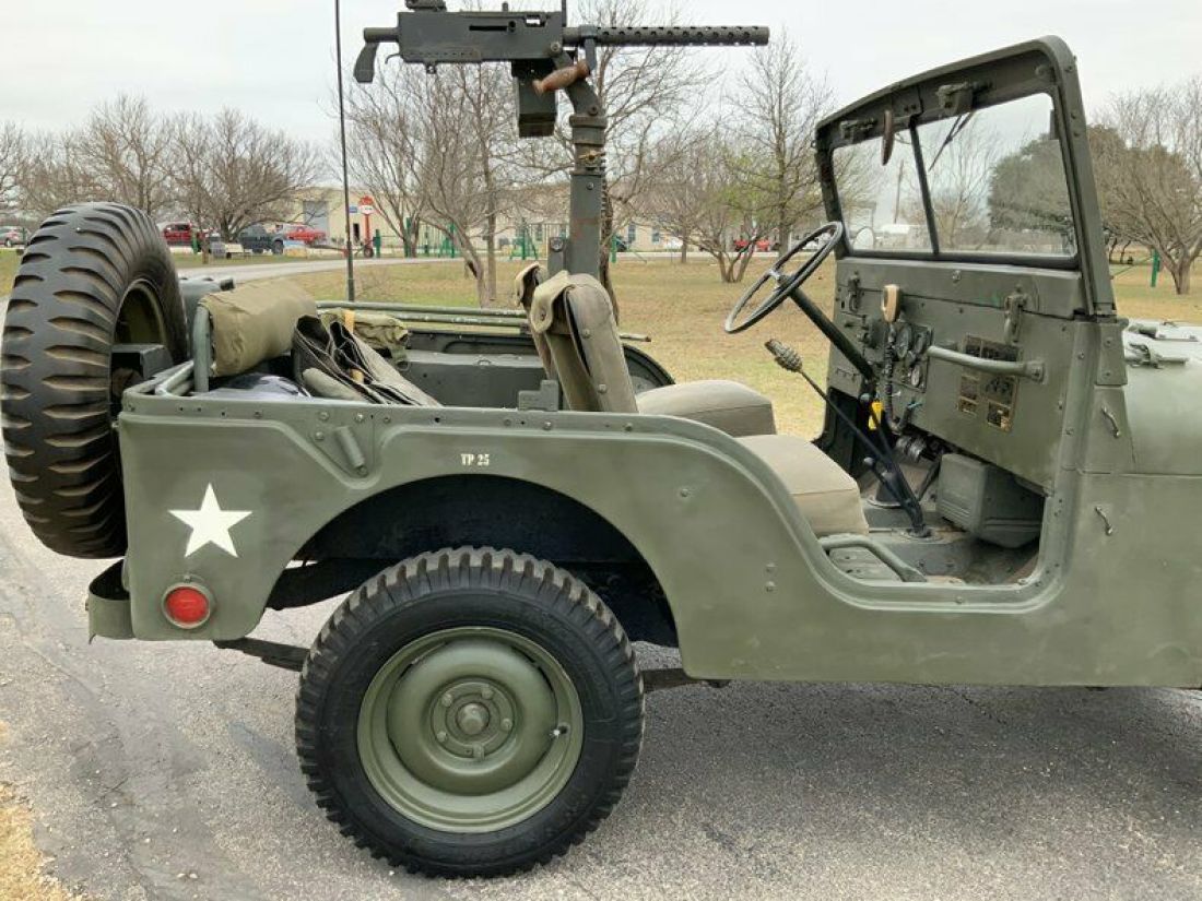 1955 Willys Jeep M38A1 Military Police Jeep with 50 cal - photo 12