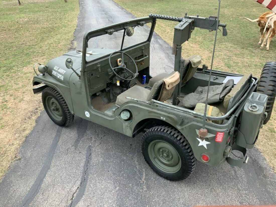 1955 Willys Jeep M38A1 Military Police Jeep with 50 cal - photo 6