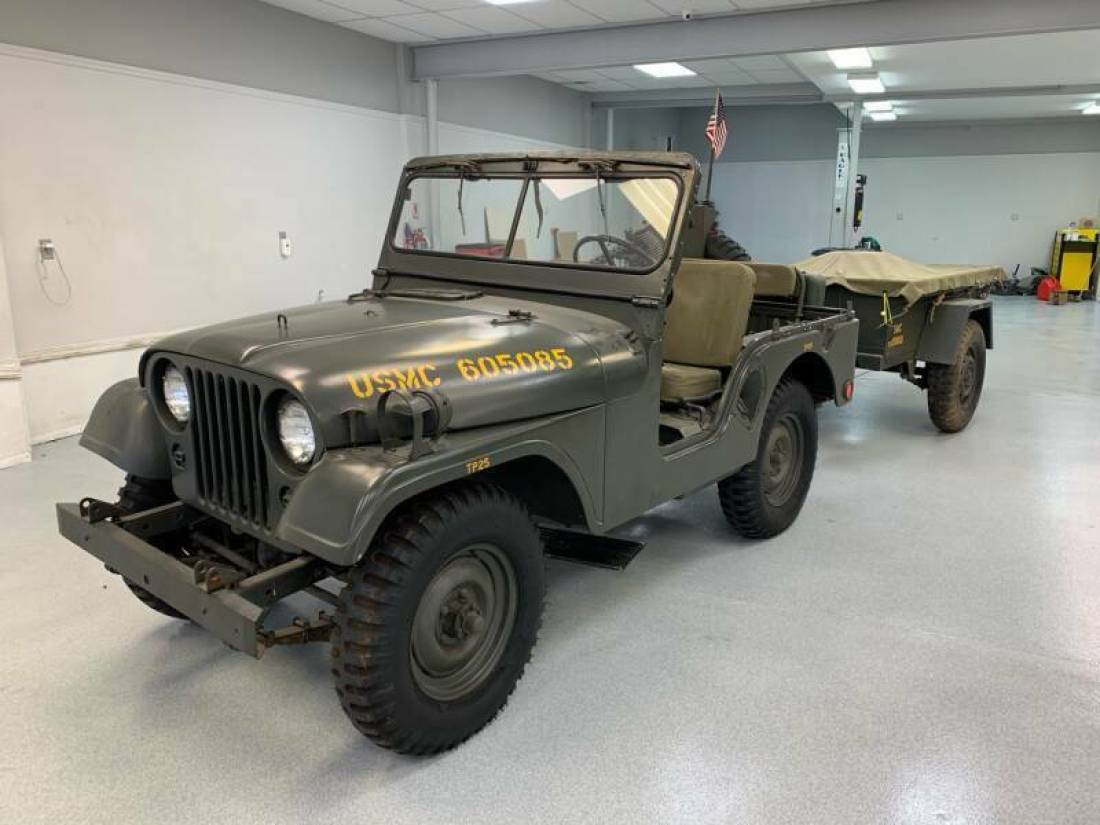 1955 Willys Jeep Manual 3-Speed 4X4 I4 1.0L Gasoline 1955 Willys Jeep
