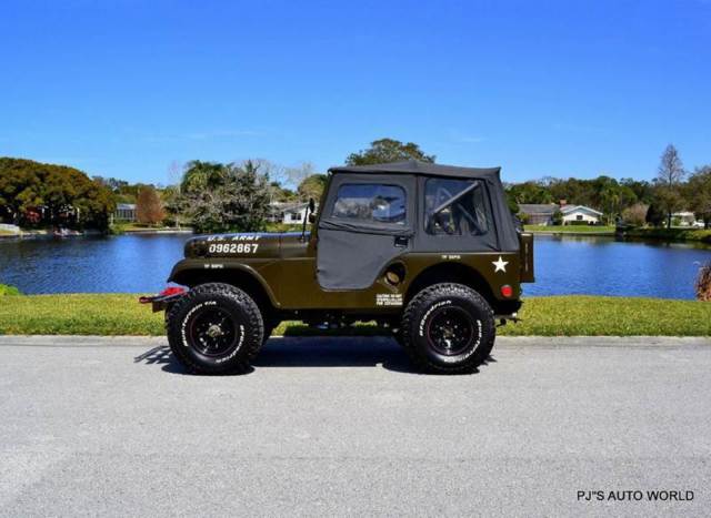 1955 Willys Jeep Military 3,503 Miles Green SUV 225 Manual 1955 Willys Military