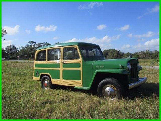 1955 willys jeep wagon 4x4 283 chevy conversion older resto no reserve!!! 1955 Willys