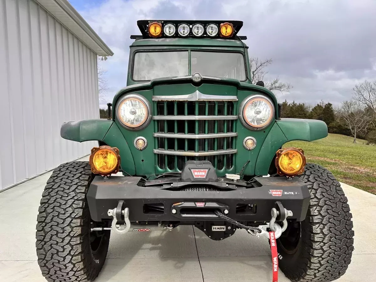 1955 Willys Wagon Wagon Green 1955 Willys Wagon