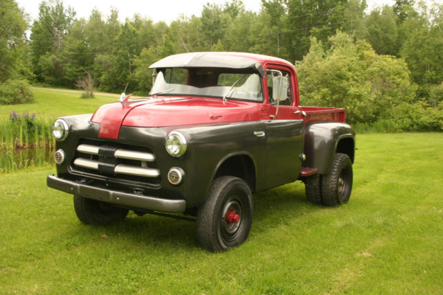1955Dodge pick up truck-4x4-with-360ci.-auto trans-with dual wheels-custom built 1955 Dodge Other step side