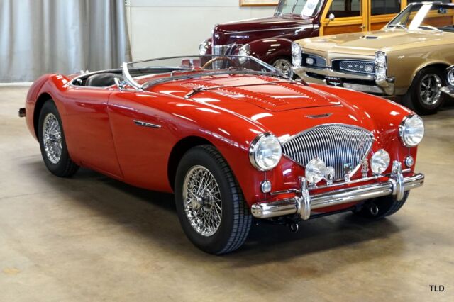 1956 Austin Healey 100-4, Red with 4130 Miles available now! 1956 Austin Healey 100-4 Le Mans