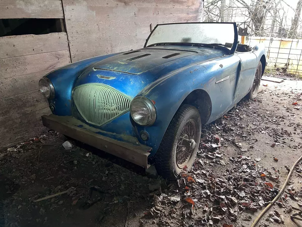 1956 Austin Healey 100 Convertible Blue BN2 1956 Austin Healey 100 BN2