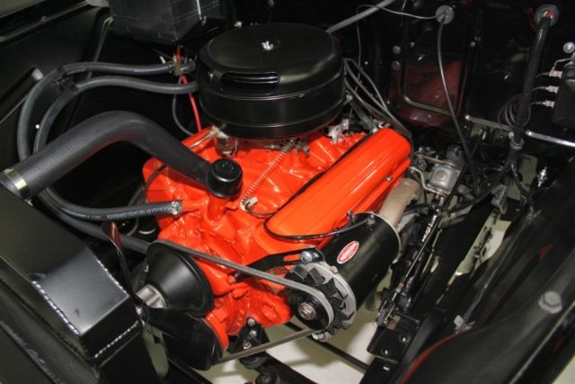 1956 Chevrolet Cameo Pickup Black with Red Interior, Amazing Frame Off, V8, Wi - photo 12