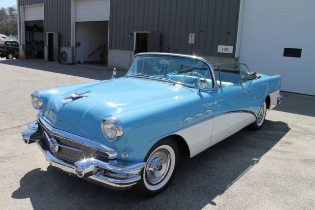 1956 Blue & White Restored Rebuilt Convertible Collector Car Great Driver 1956 Buick Special