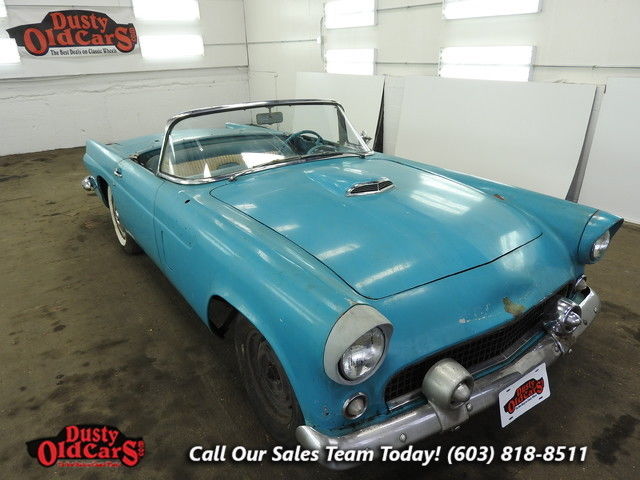 1956 Blue Project Car 312V8 3spd auto Body Interior Fair! 1956 Ford Thunderbird