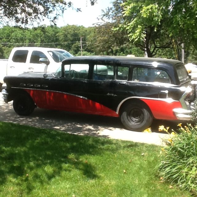 1956 Buick Century Wagon Highly Optioned California Car No Rust Ever with A/C 1956 Buick Century