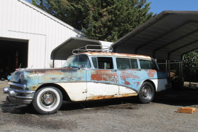 1956 Buick Century wagon loaded California car 1956 Buick Century Century